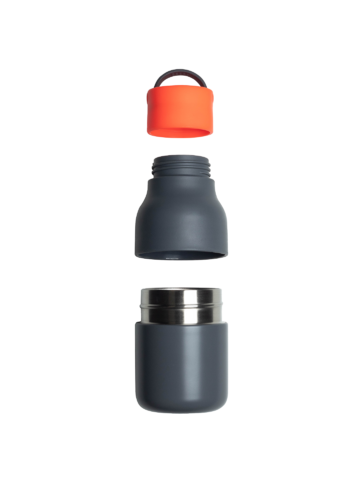 Lifestyle foto Športová fľaša LUND LONDON 250 ml Grey & Coral