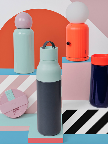 Pre dokonalý a originálny outfit LUND LONDON Skittle Active Bottle 500 ml Grey & Mint