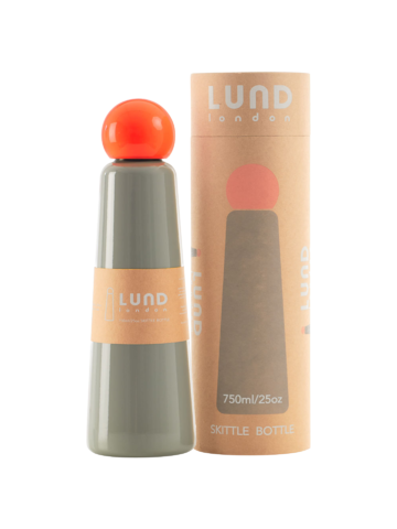 Pre dokonalý a originálny outfit LUND LONDON Bottiglia termica 750 ml Light Grey & Coral