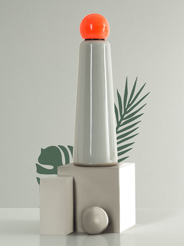 Lifestyle foto LUND LONDON Bottiglia termica 750 ml Light Grey & Coral