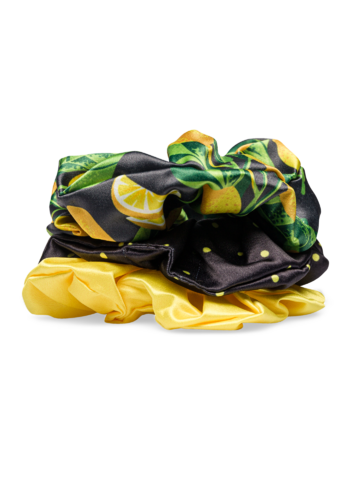 Lifestyle foto Confezione da 3 elastici per capelli Buonumore Limoni