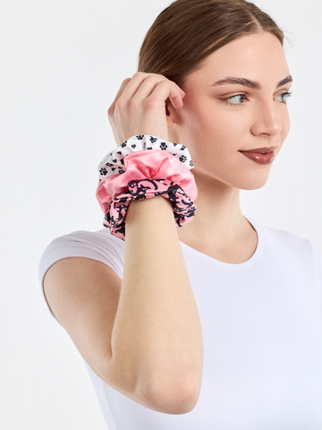 Kedvezmény Vidám hajgumi hármas csomagolásban Rózsaszín cicák