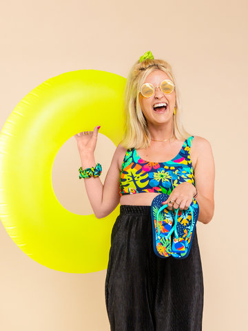 Pre dokonalý a originálny outfit Весели ластици за коса (комплект от 3 броя) Тукан в джунглата