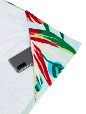 Gift idea Beach Towel Tropical Flowers
