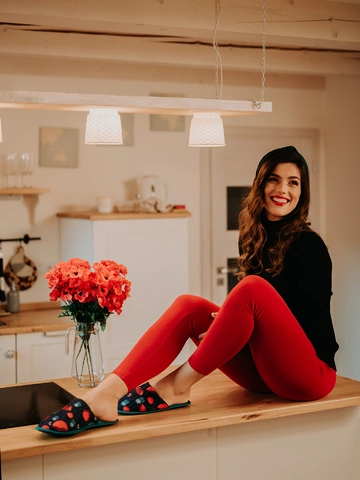 Potešte sa týmto kúskom Dedoles Legging en coton rouge