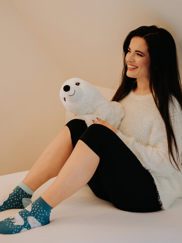 Looking for an original and unusual gift? The gifted person will surely surprise with Black Cotton 3/4 Leggings