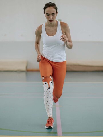 Kiárusítás Vidám fitnesz leggings Álmos róka