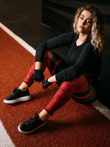 Foto Vidám sport leggings Magnólia