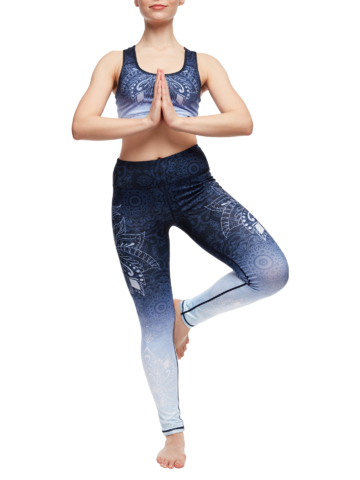 Eredeti ajándék a Dedolestől Vidám sport leggings Ombré mandala