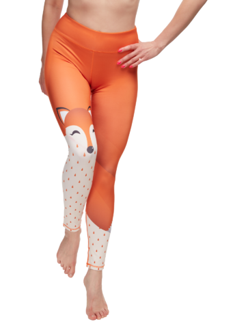 Eredeti és szokatlan ajándékot keres? a megajándékozottat garantáltan meglepi Vidám sport leggings Álmos róka