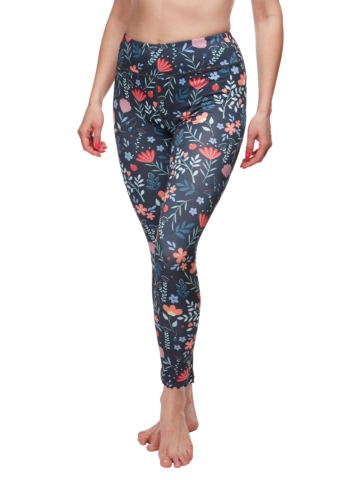 Výnimočný darček od Dedoles Veselé športové legíny Záhradné kvety