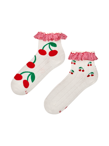 Ajándék tipp Cutecore zokni Piknik cseresznye 