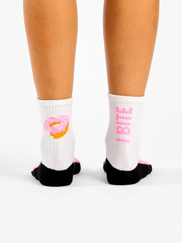 Geschenktipp Lustige funktionelle Crewsocken Ich beiße
