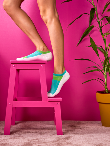 Lifestyle foto Calzini funzionali da sneaker Verde e menta