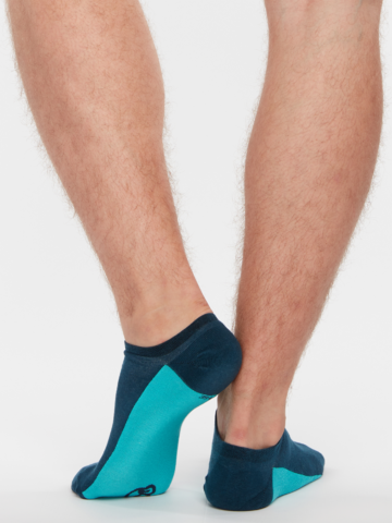 Výpredaj Tmavomodré ponožky do tenisiek Päta