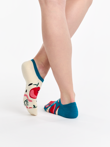 Zľava Socquettes rigolotes pour baskets Pomme rouge