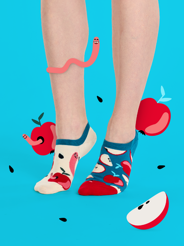Calzini sneaker Buonumore Mela rossa