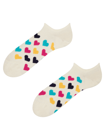 Výpredaj Calzini sneaker Buonumore Cuori colorati