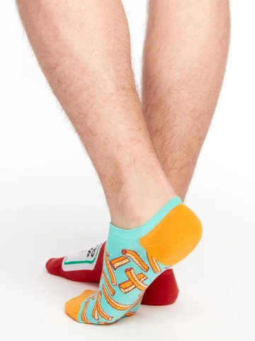 Sleva Veselé ponožky do tenisek Hranolky s kečupem