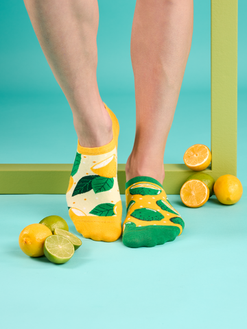 Sale Sneaker Socks Lime & Lemon