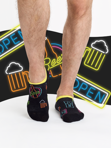 Sale Sneaker Socks Neon Beer