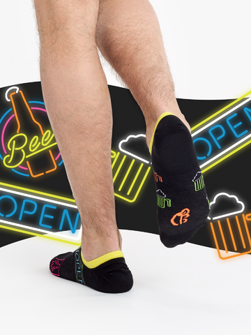 Pre dokonalý a originálny outfit Sneaker Socks Neon Beer