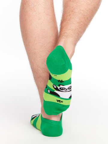 Eredeti és szokatlan ajándékot keres? a megajándékozottat garantáltan meglepi Vidám zokni sportcipőbe Pandák és csíkok