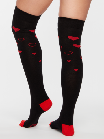 Lifestyle photo Over the Knee Socks Love Hearts