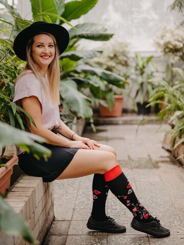 Gift idea Knee High Socks Folk Love