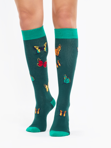 Lifestyle photo Knee High Socks Lovely Butterflies