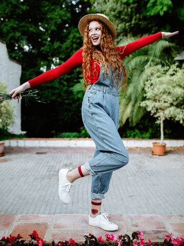 Obrázok produktu Vesele sokne Crveni makovi