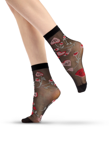 Eredeti ajándék a Dedolestől Vidám nylon zokni Folk szerelem