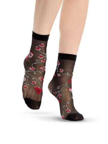 Ajándék tipp Vidám nylon zokni Folk szerelem