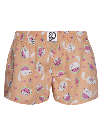 Lifestyle fotó Vidám női alsónadrág Macska dinnyével