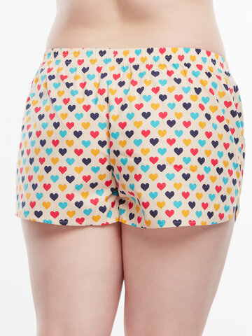 Original gift Women's Boxer Shorts Colourful Hearts