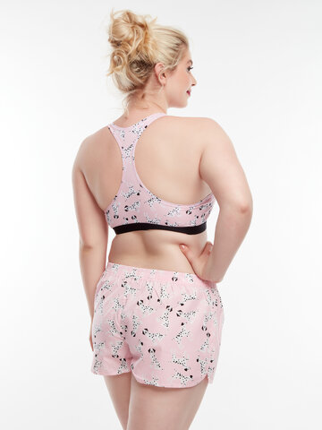 Zľava Veselé dámske trenky Ružové dalmatínce