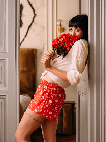 Kedvezmény Vidám női alsónadrág Szerelmes levelek