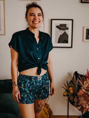 Kedvezmény Vidám női alsónadrág Éjszakai párduc