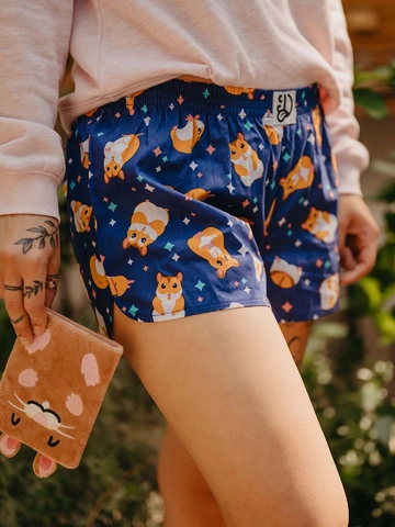 Obrázok produktu Vrolijke damesboxershorts Hamster