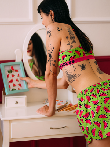 Eredeti ajándék a Dedolestől Vidám női alsónadrág Lédús dinnye