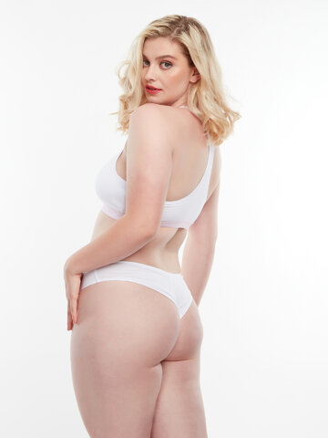 Ajándék tipp Fehér női brazil alsó