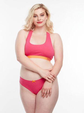 Ajándék tipp Málnarózsaszín női brazil alsó