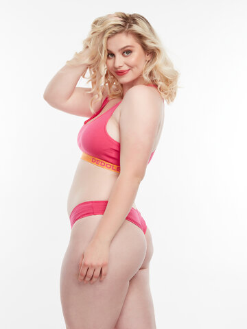 Foto Málnarózsaszín női brazil alsó