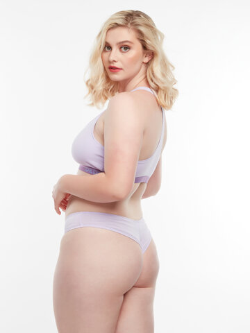 Foto Pasztll lila női brazil alsó