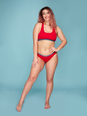 Potešte sa týmto kúskom Dedoles Red Women's Briefs