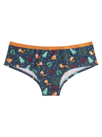 Zľava Veselé dámske hipster nohavičky Hrdzavá líška