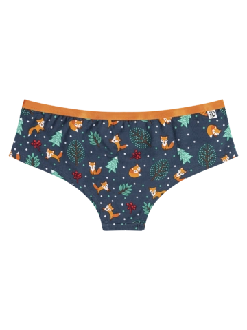 Pre dokonalý a originálny outfit Veselé dámske hipster nohavičky Hrdzavá líška