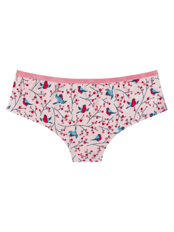 Ajándék tipp Vidám női hipster alsó Madarak a madárberkenyén