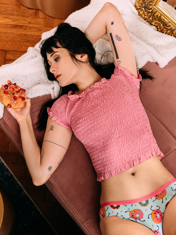 Hľadáte originálny a nezvyčajný darček? Obdarovaného zaručene prekvapí Slip Buonumore da donna Ciambelle