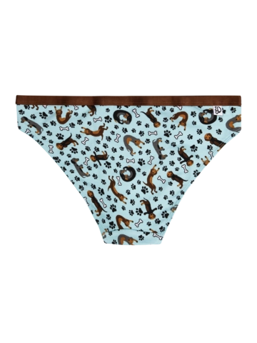 Zľava Vrolijke damesslips teckels